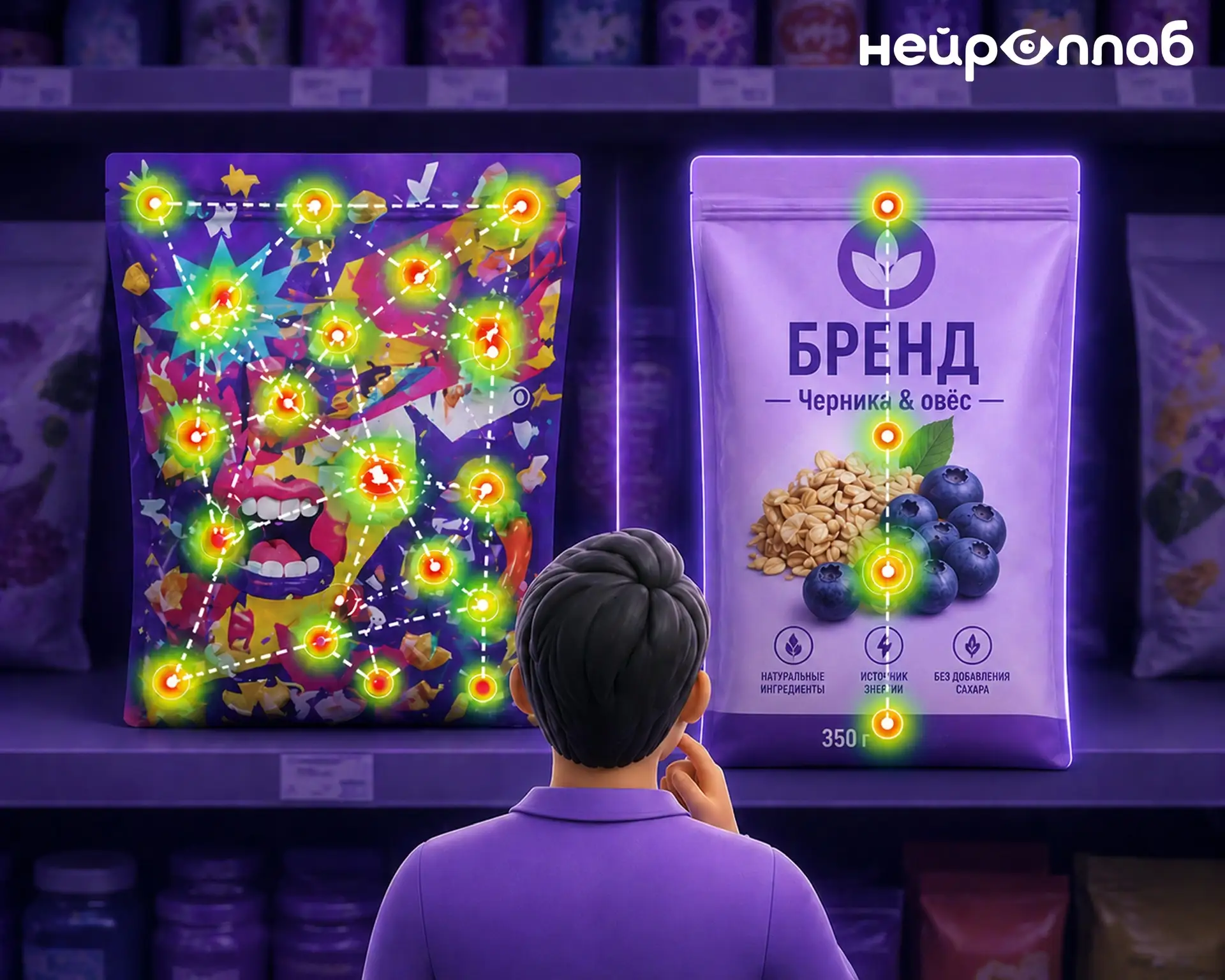 Почему "кричащий" дизайн мешает продавать?

Кажется, что чем упаковка ярче – тем она заметнее. Больш