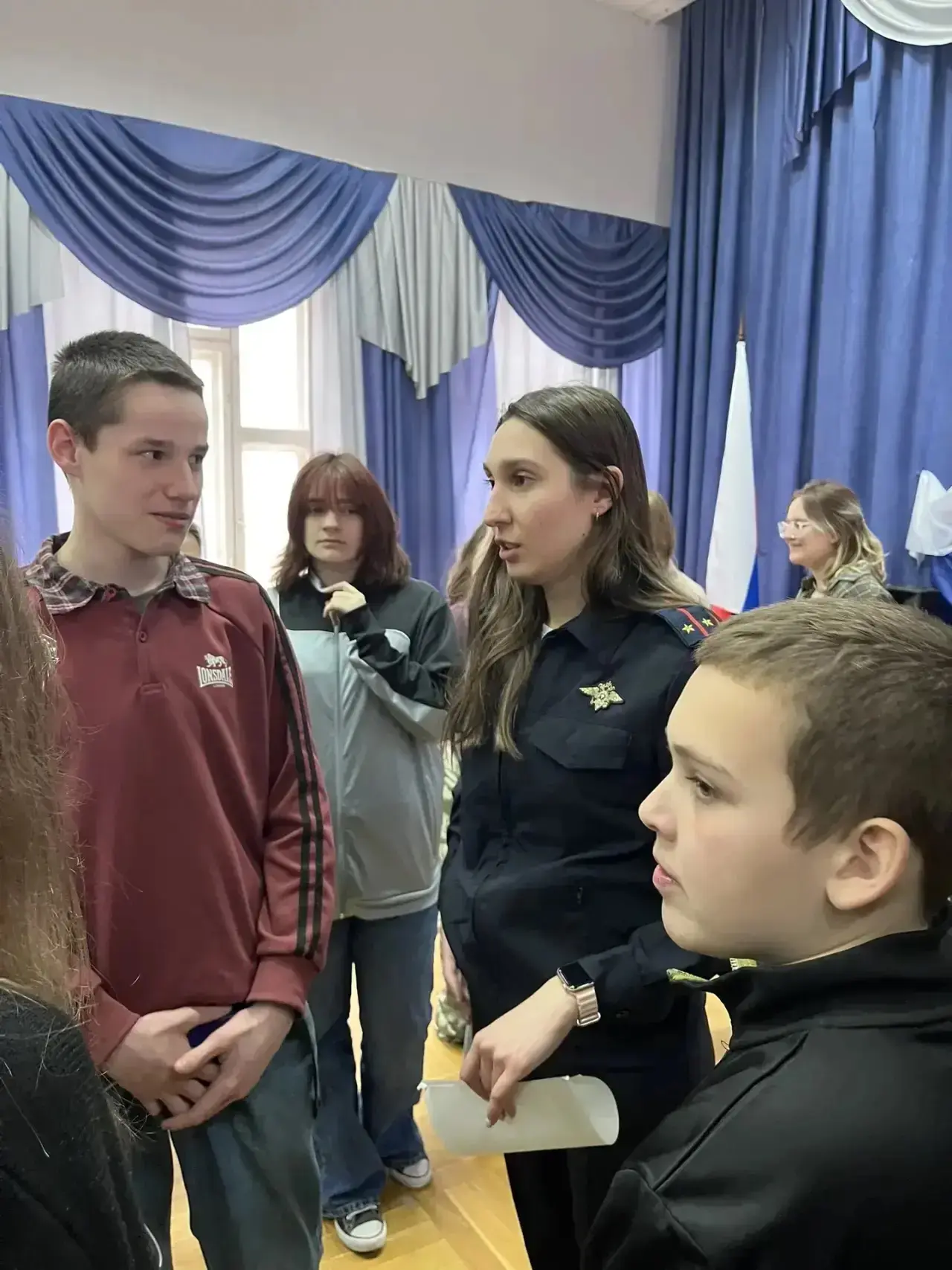 Профилактическая лекция: важный разговор о безопасности и законе ☝🏼  В нашей школе состоялась профил