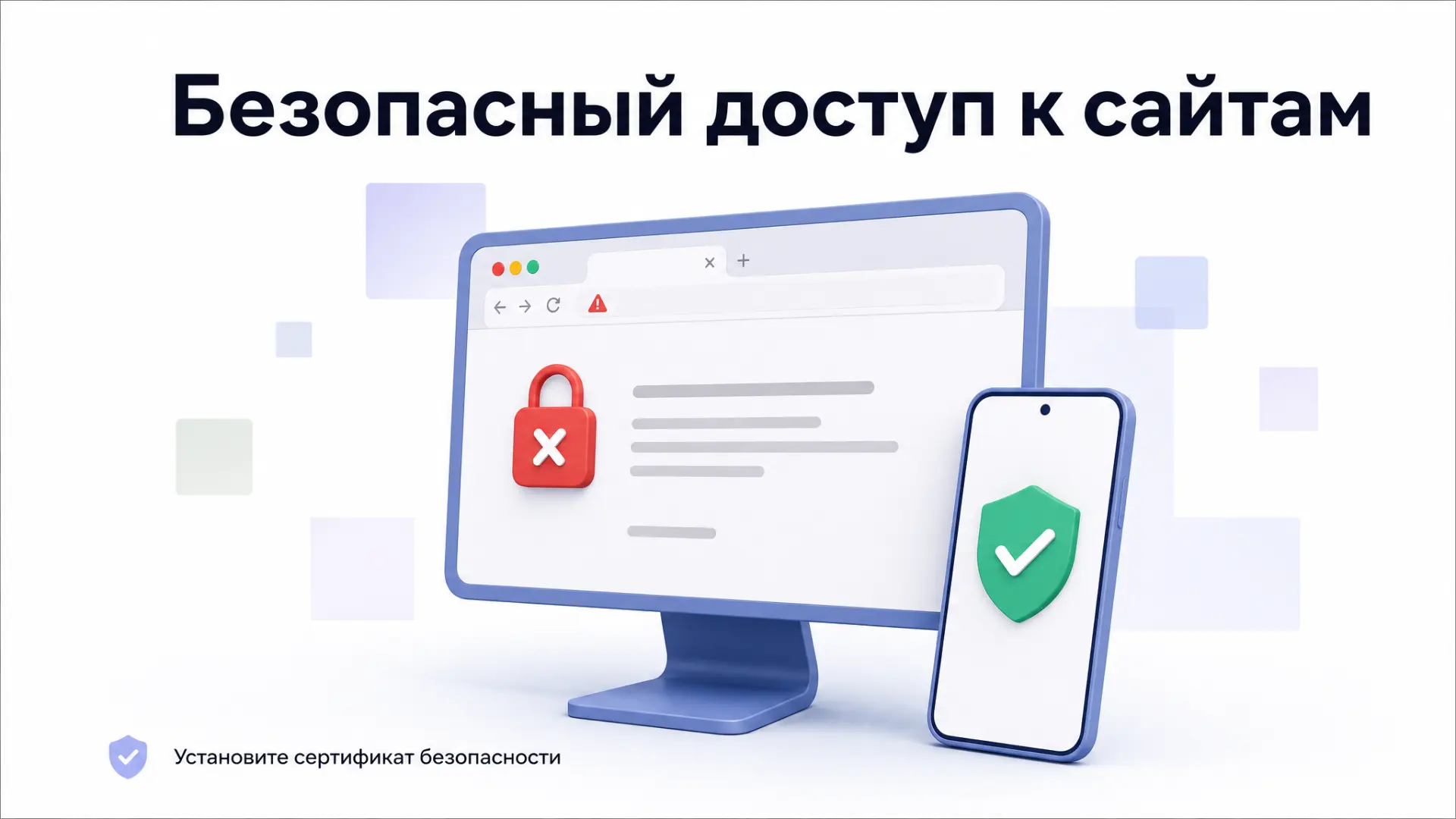 Установите сертификат безопасности Минцифры России