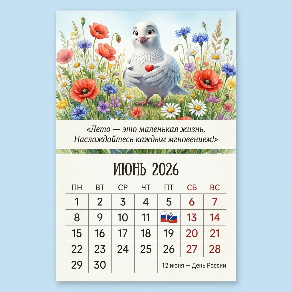 Доброе утро, друзья! ☀️

Сегодня 15 июня, понедельник, и лето уже в самом разгаре! 🌿

Желаем вам от
