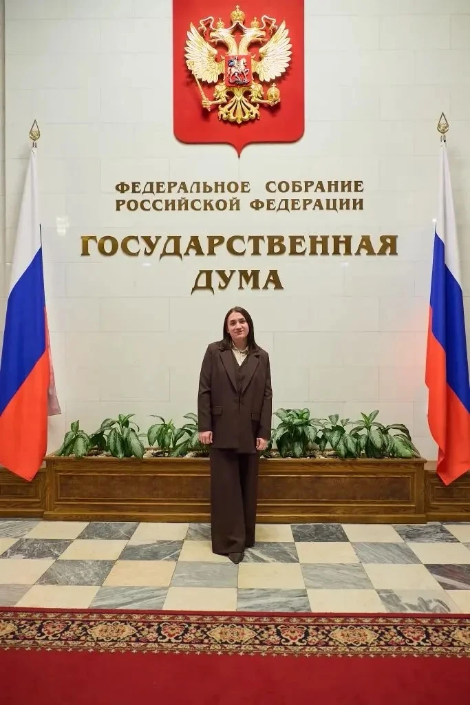 Молодые парламентарии из Козельска в Государственной Думе🇷🇺