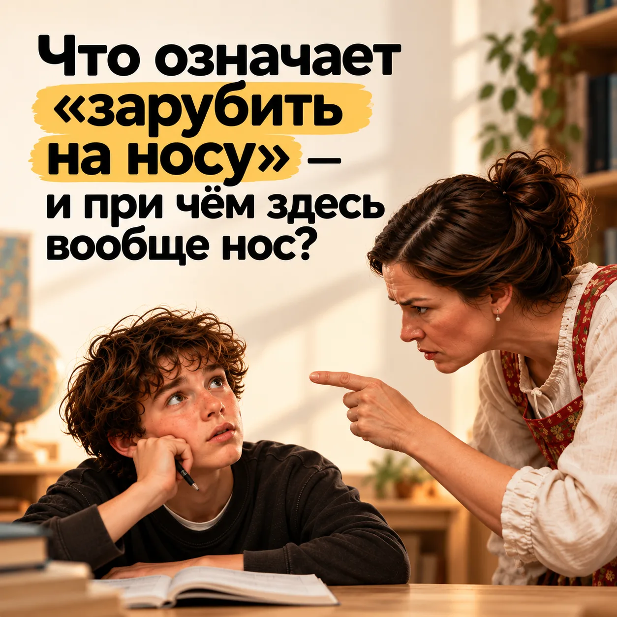 «Заруби себе на носу» — звучит угрожающе, пока не узнаешь, о каком носе речь 👀