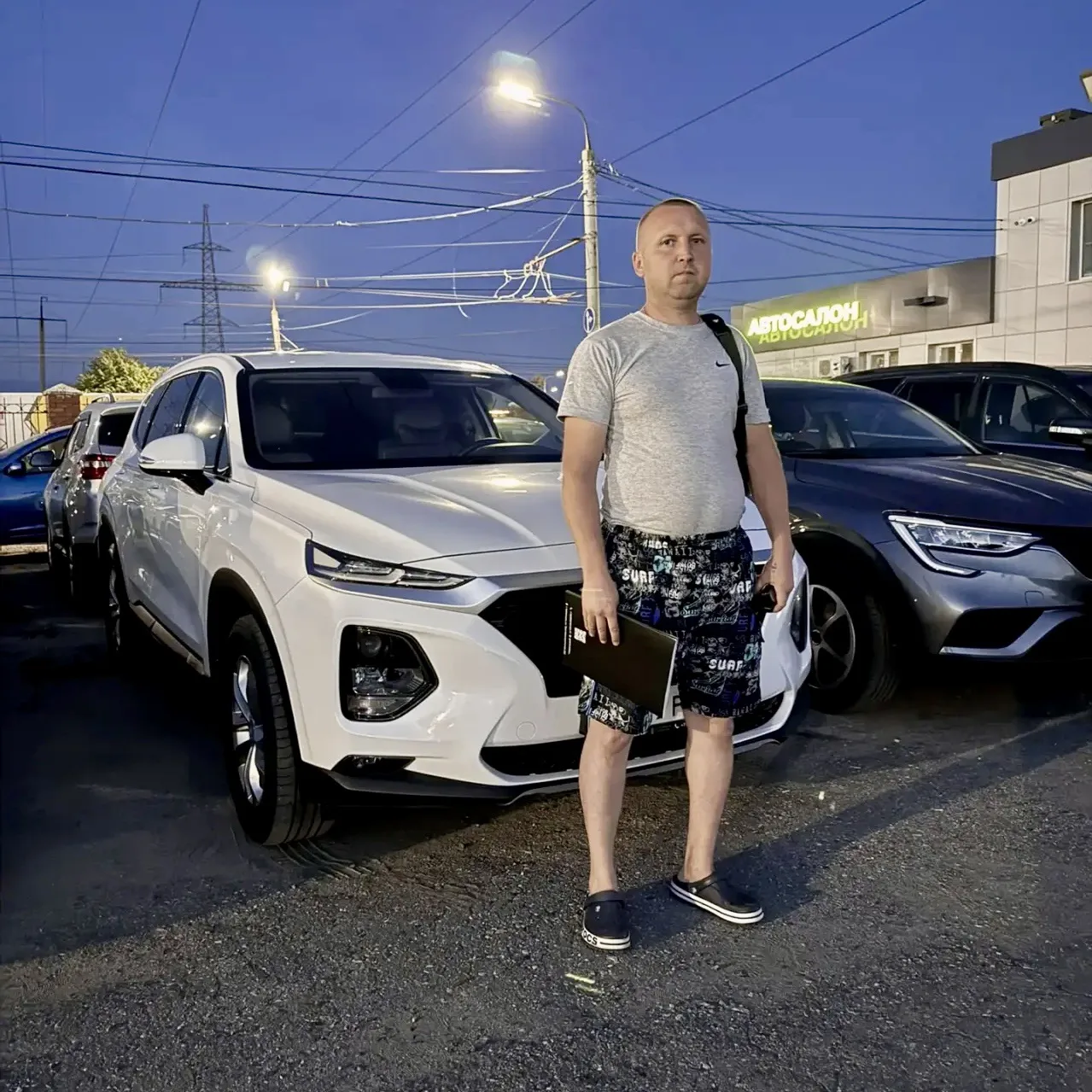 Виталий обновил свой автомобиль и стал владельцем Hyundai Santa Fe 🚙✨