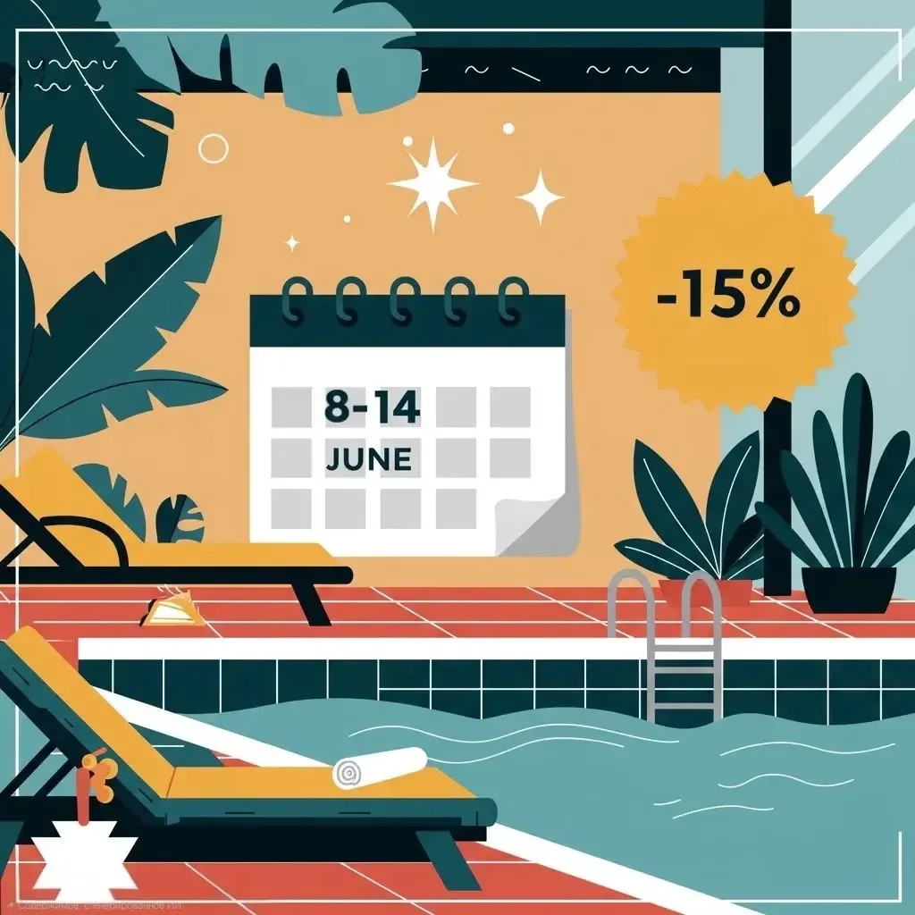✨ Неделя роскоши в честь дня рождения нашего SPA‑отеля! ✨

🗓️ С 8 по 14 июня вас ждёт скидка 15 % н