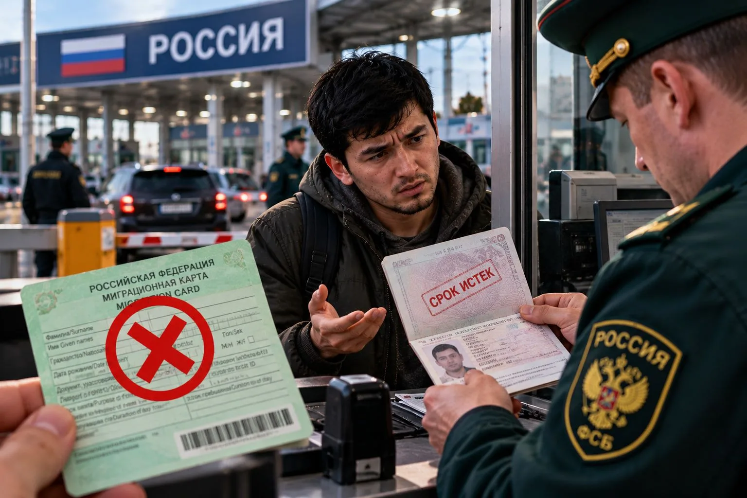 «Yaşil karta» bilan Rossiya çegarasidan ötiş mumkinmi?