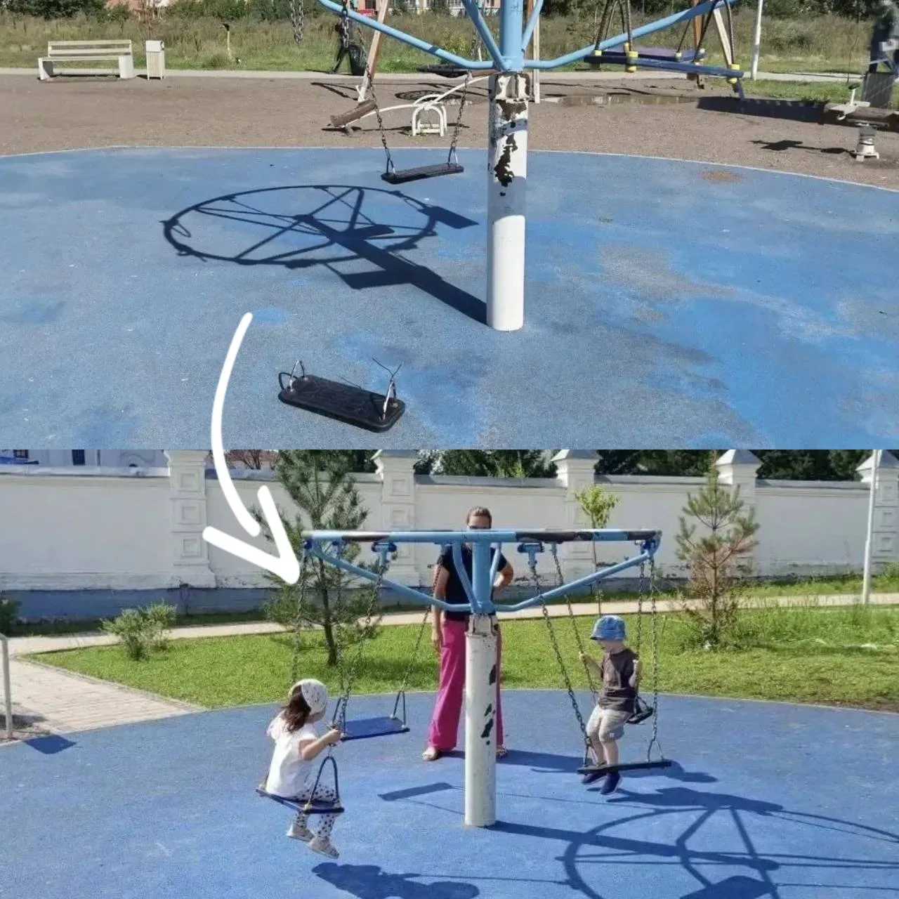 Готовим скверы к теплым выходным🌞