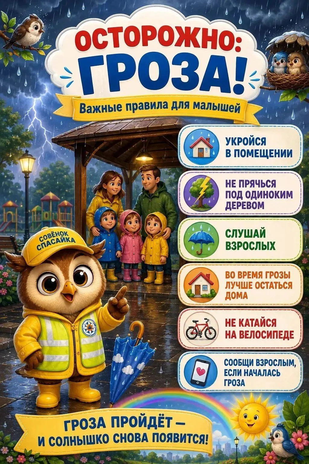 Интересного и безопасного летнего отдыха 💯