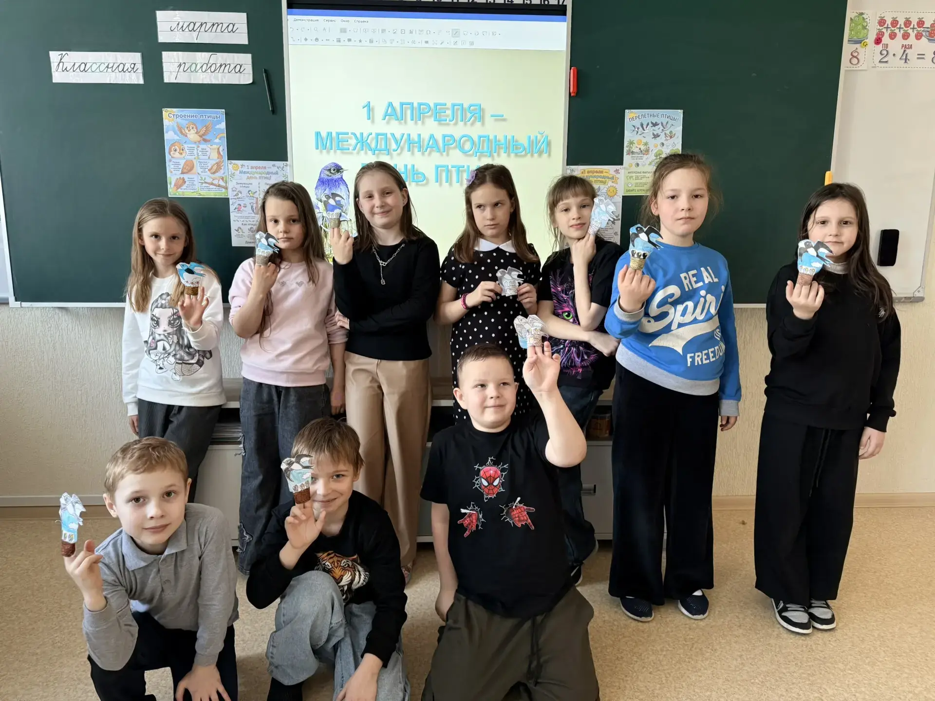 🐦 Второй день каникул во 2А: весело и полезно! Второй день весенних каникул у 2А класса прошёл на од