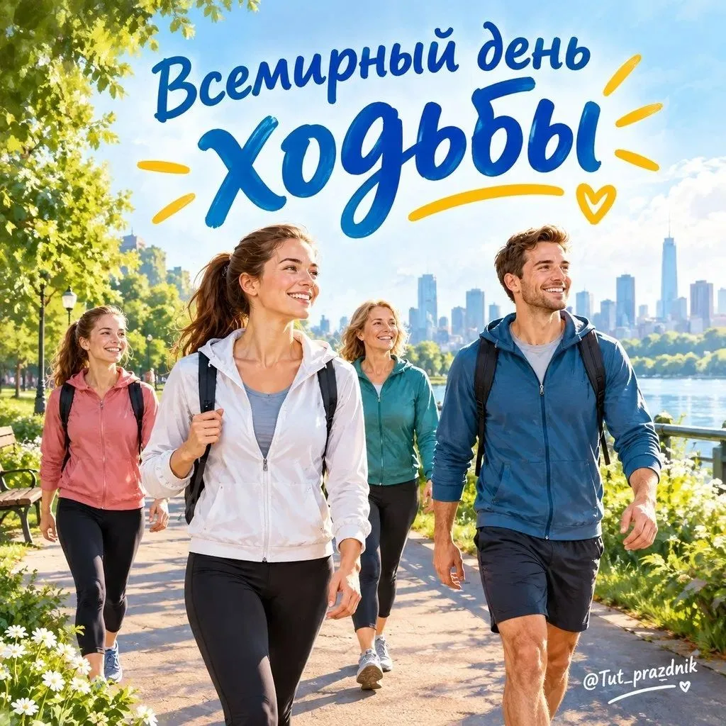 🚶‍♂️🌍 4 октября — Всемирный день ходьбы 🌍🚶‍♀️