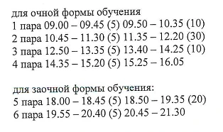 ❗Изменения в расписании звонков❗
