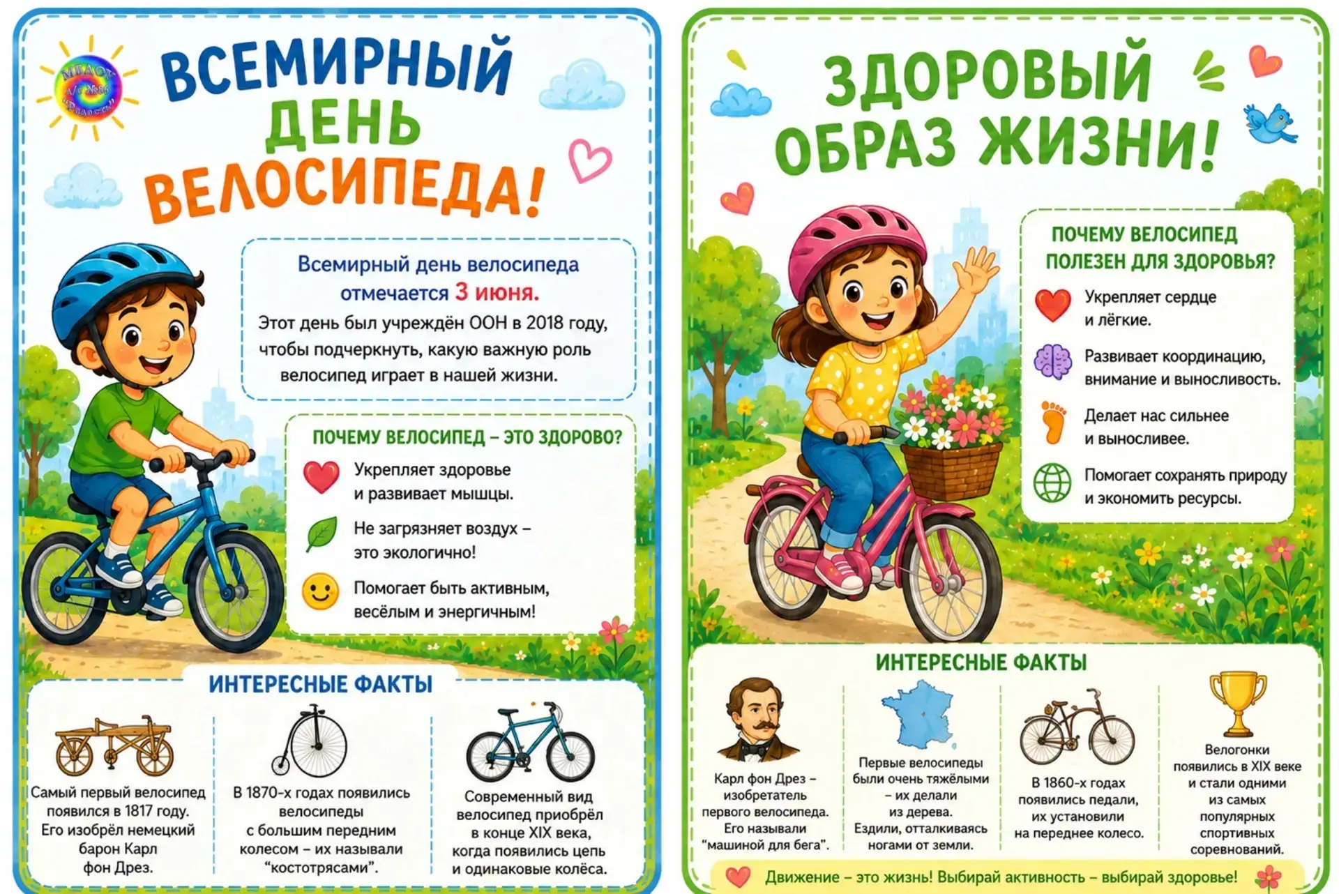 🎉ДЕНЬ ВЕЛОСИПЕДА🚲