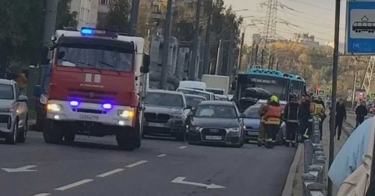 ⚠️ ДТП вызвало затор в Красносельском районе