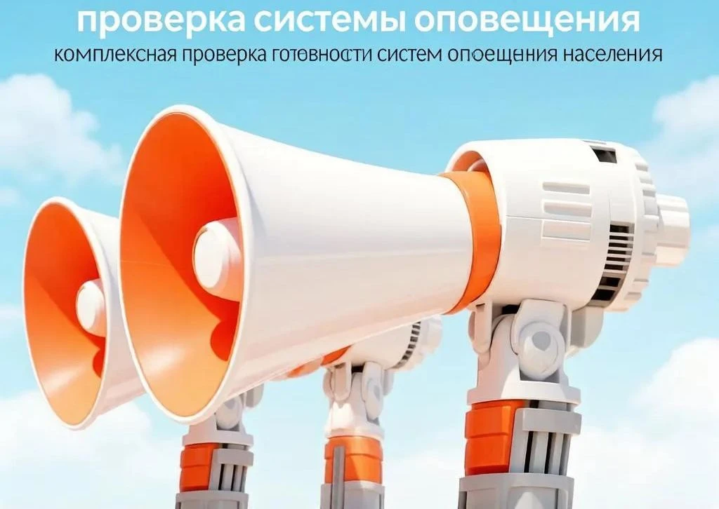 07 октября 2026 г. с 10.40 до 12.00 будет проводиться проверка систем оповещения с вклю...