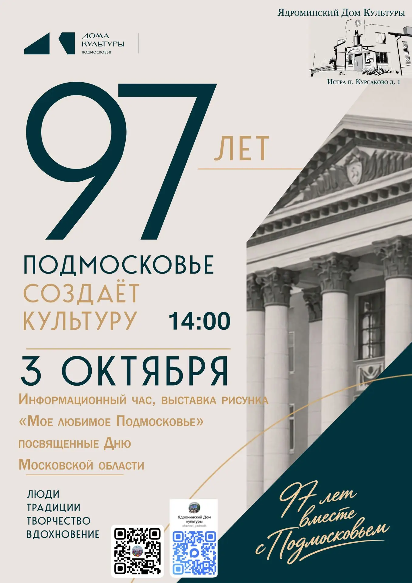 Приглашаем принять участие а информационном часе о "Нашем любимом Подмосковье", вас жду...