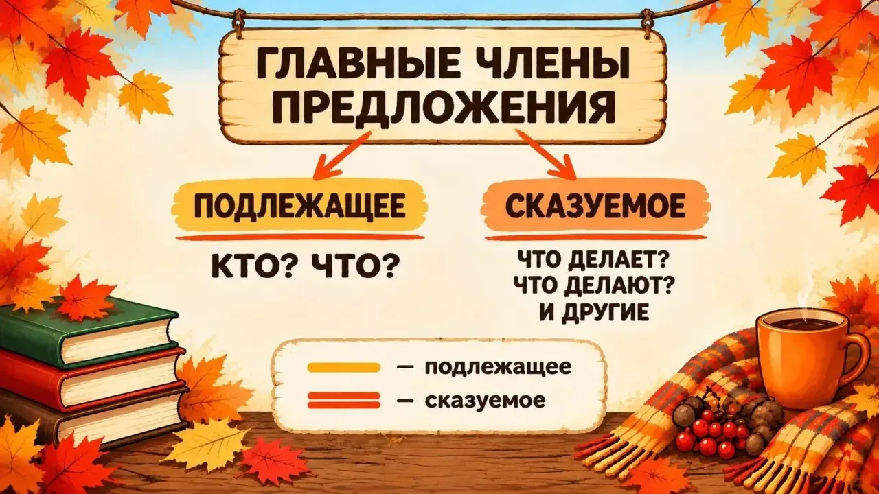 🍂 Памятка на доску