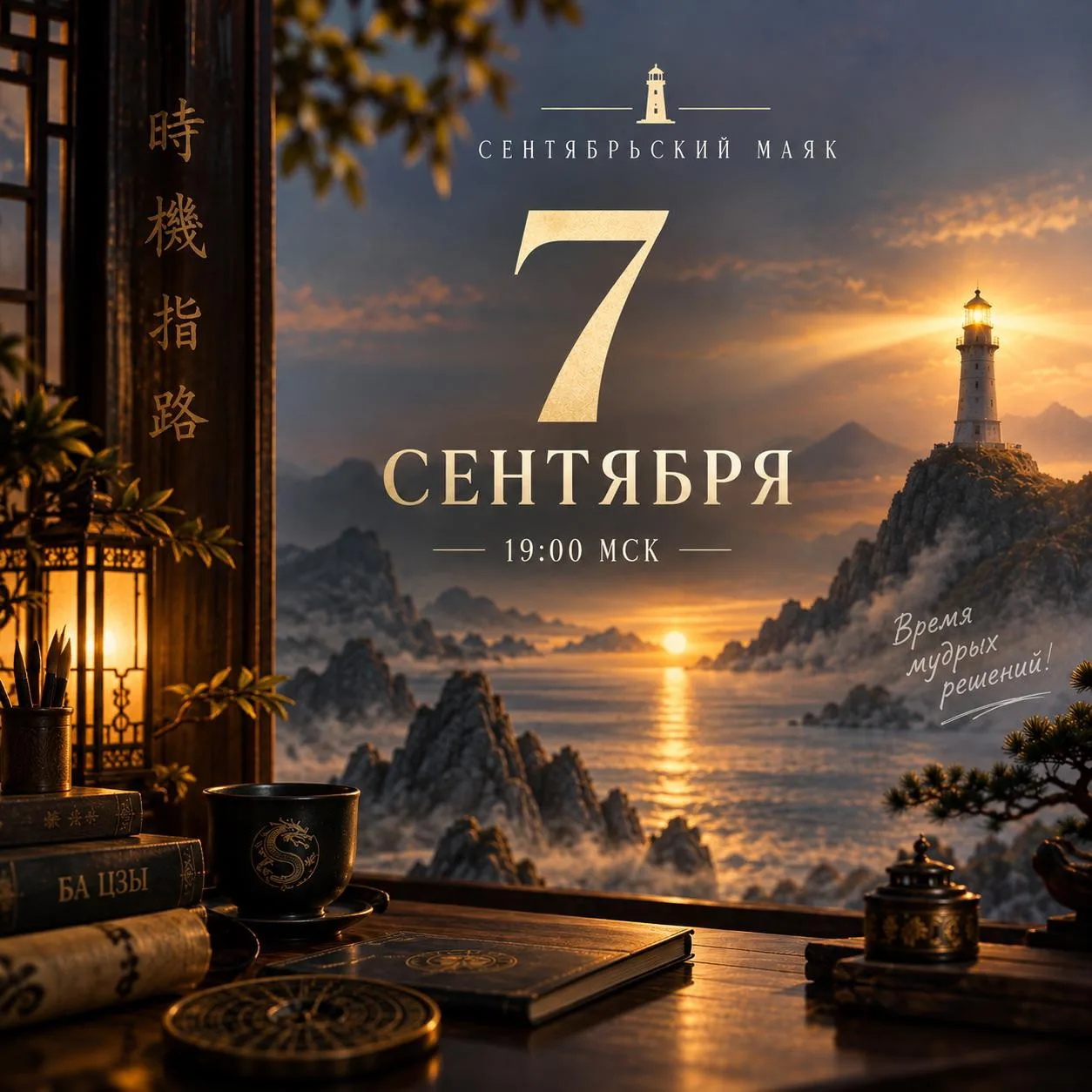 7 сентября. Маяк включается