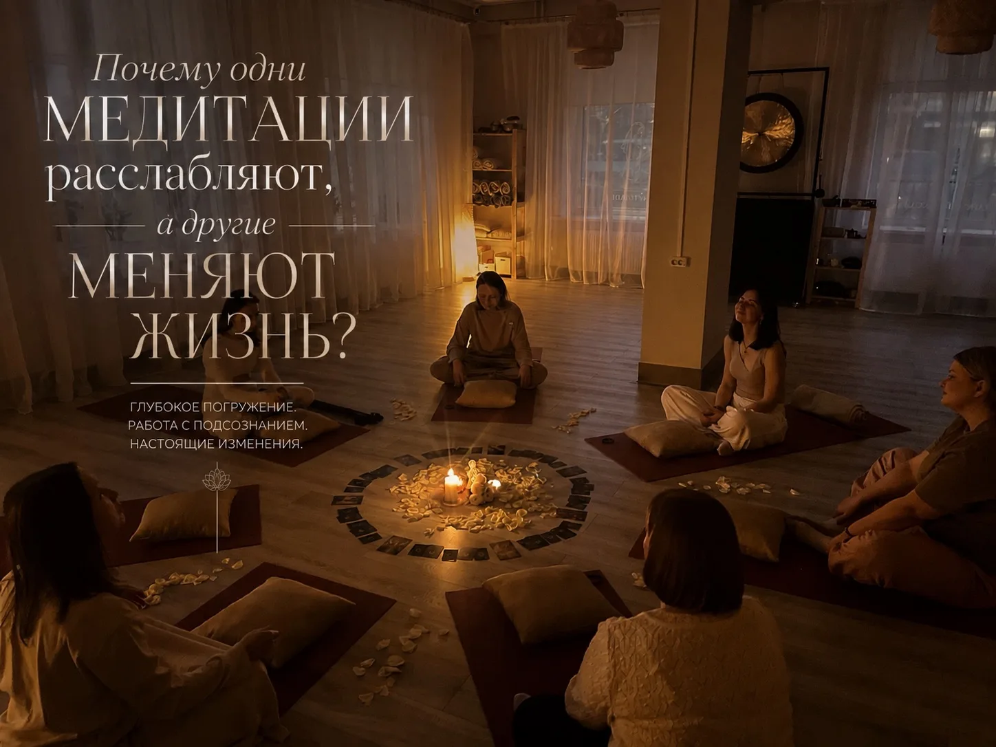 Многие воспринимают медитации как способ расслабиться.