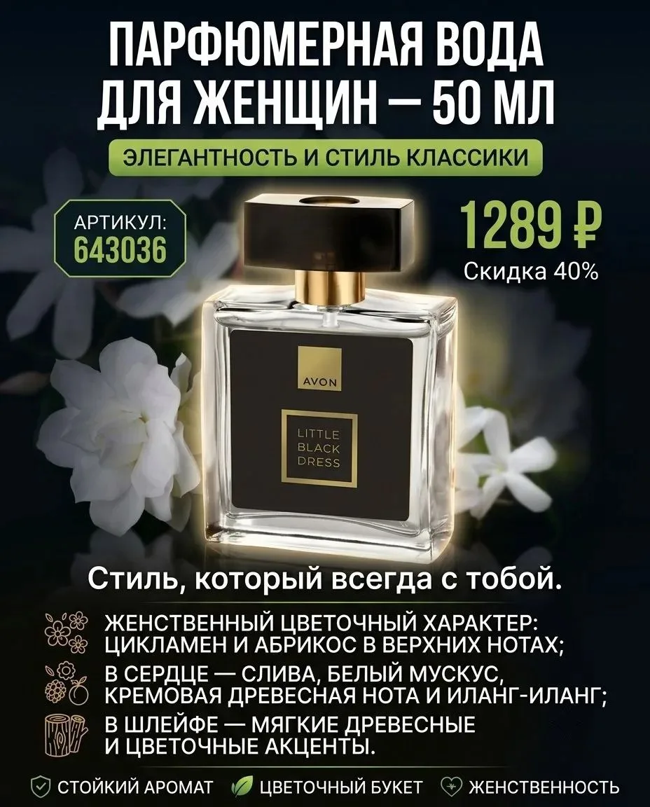 Маленькое черное платье — теперь и в парфюмерии! 🖤