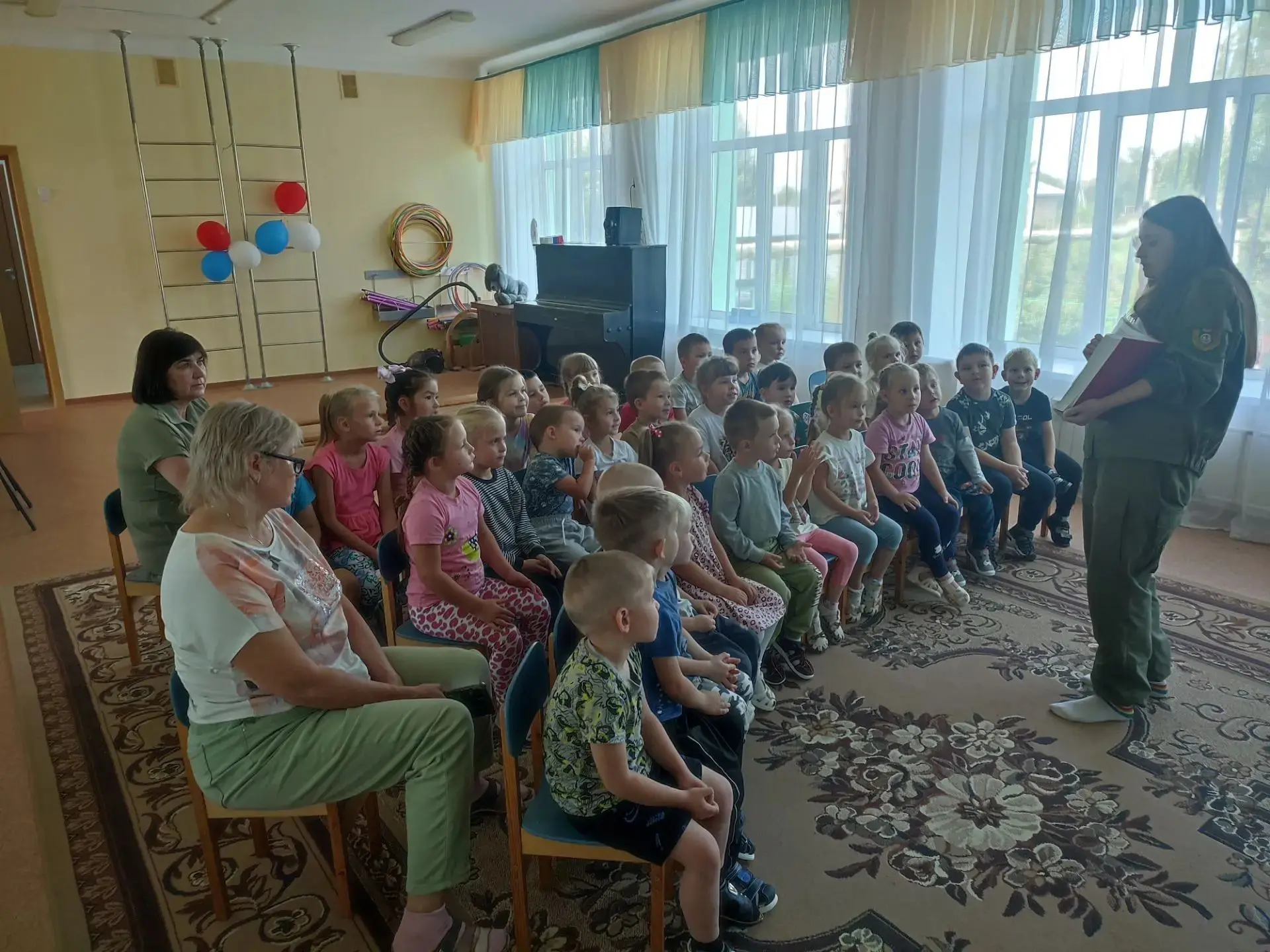 Сегодня в нашем детском саду прошла встреча с главным специалистом заказника "Свияжский...