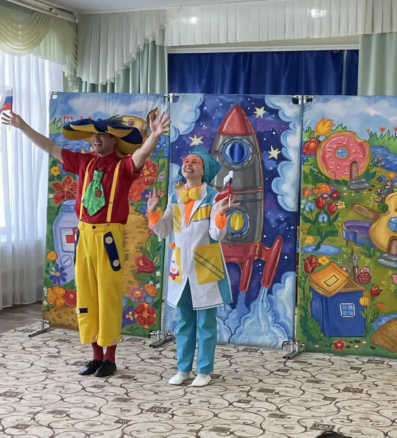 🎭Сегодня у нас в детском саду было настоящее волшебство — к нам приехал спектакль «Сах...