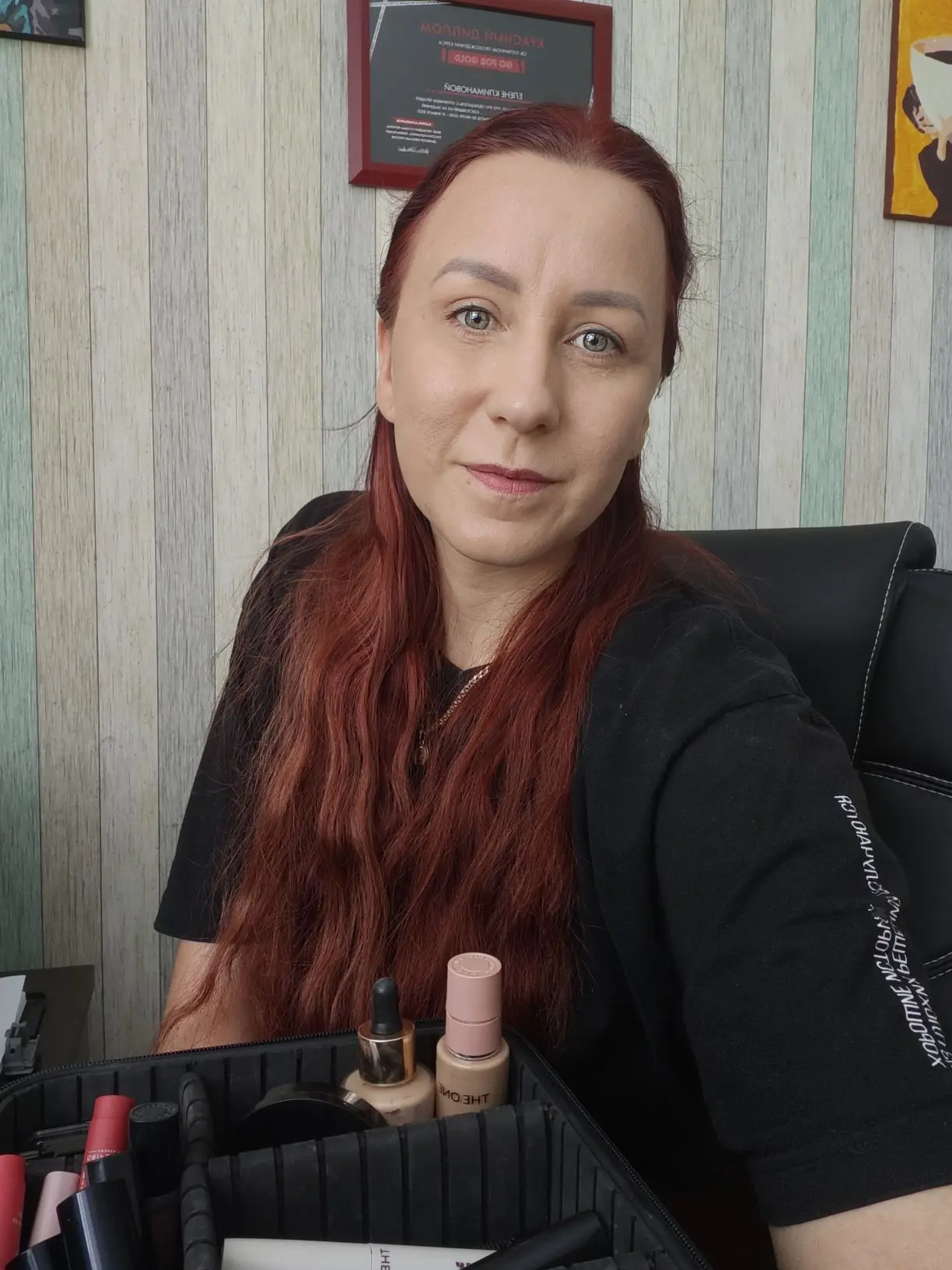 Итог 5 минутного макияжа в прямом эфире ❤