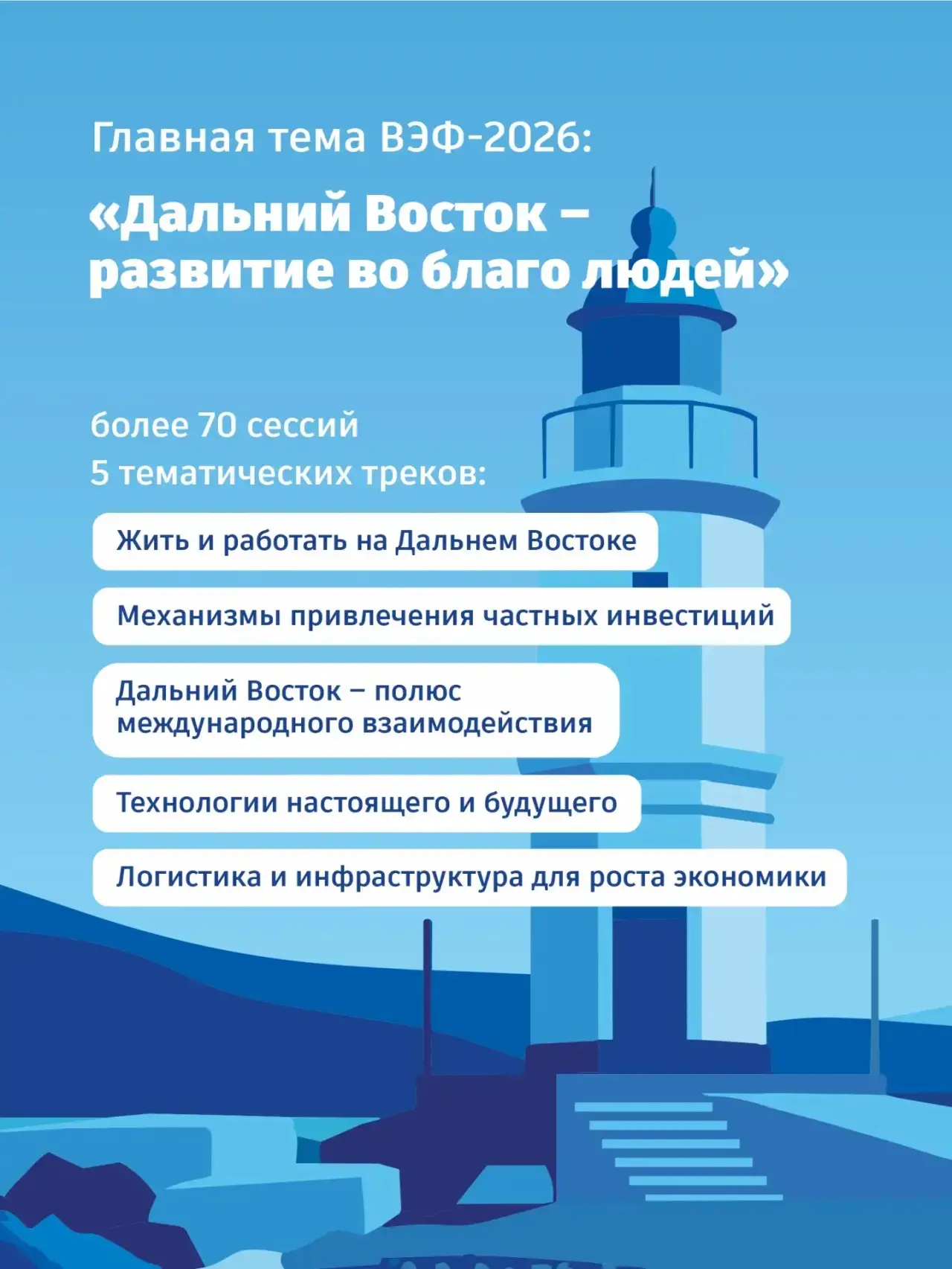 🗓️ Опубликована полная деловая программа ВЭФ-2026, который пройдет 1–4 сентября во Вла...