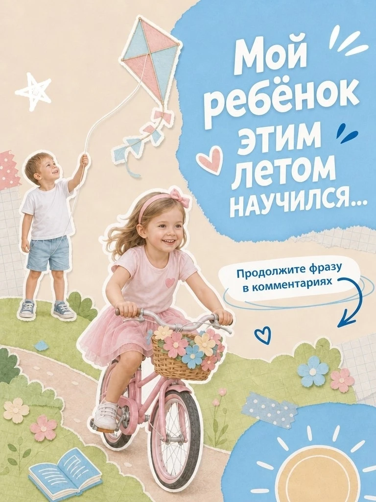 Лето — это время, когда каждый день — маленькое приключение, а любое действие — шаг к с...