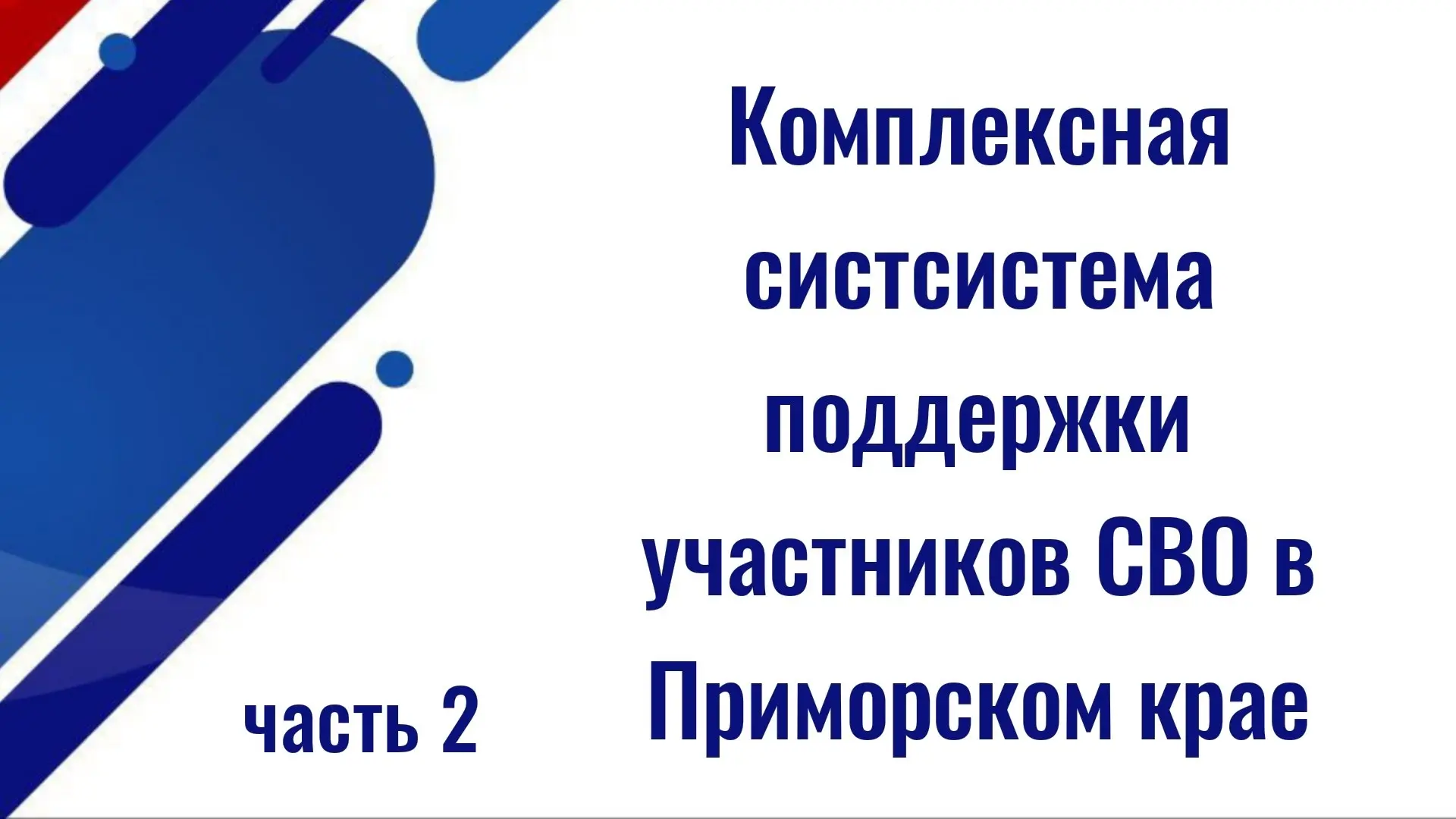 Отделение Социального фонда России по Приморскому краю предлагает участникам СВО и их с...
