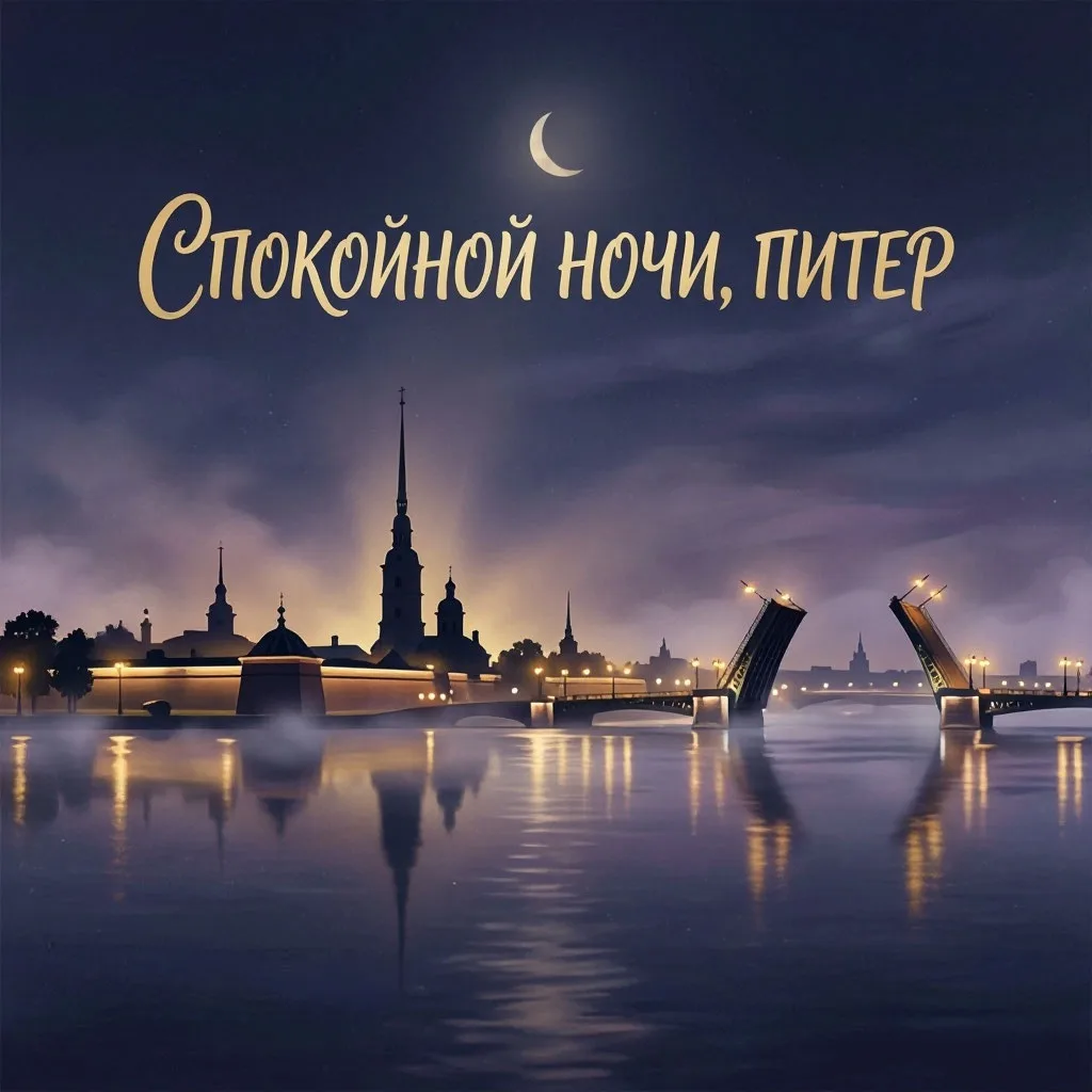 Спокойной ночи, Питер! 💙