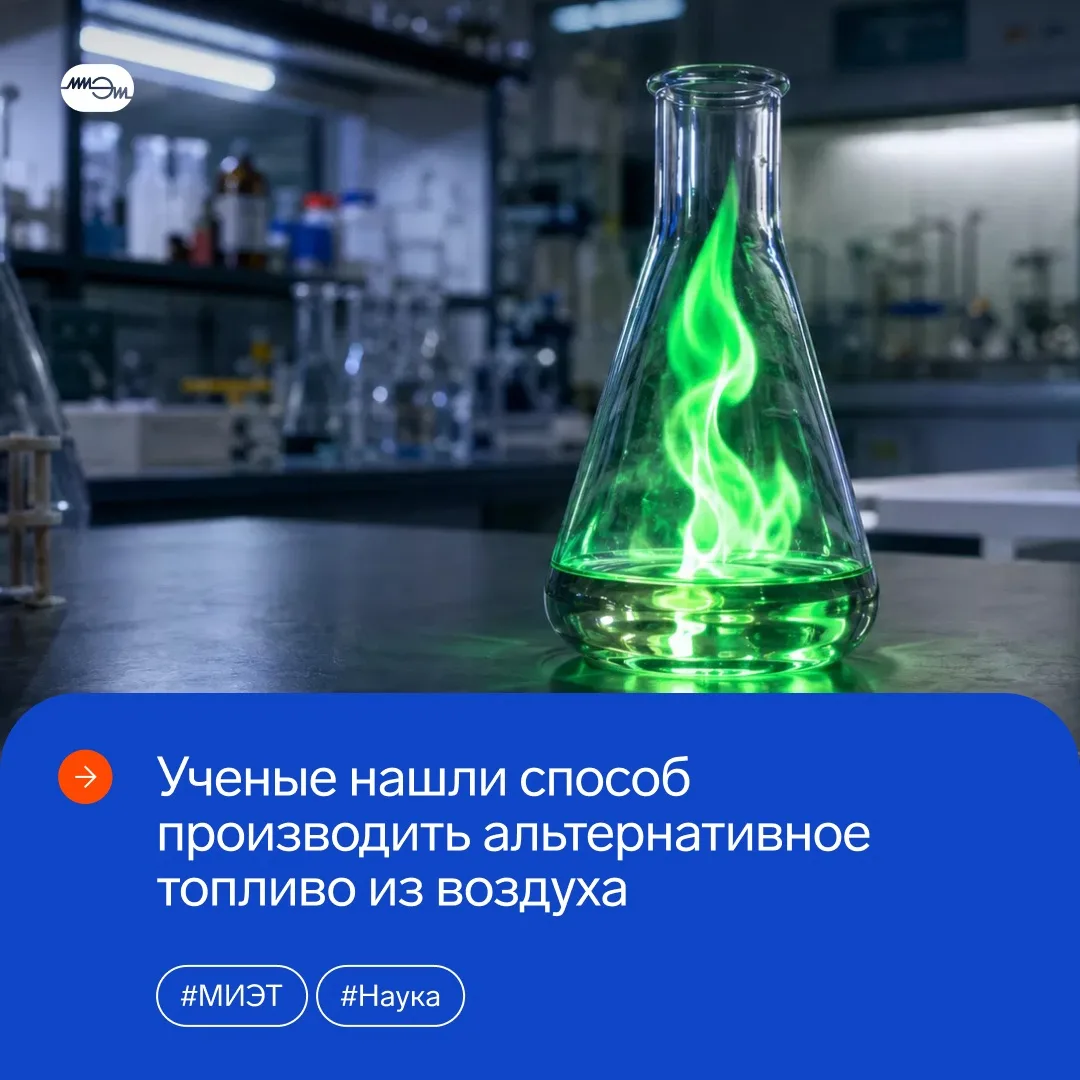 🔥 Наши открытия — двигатель прогресса!

Миэтовские учёные нашли способ производства альтернативного