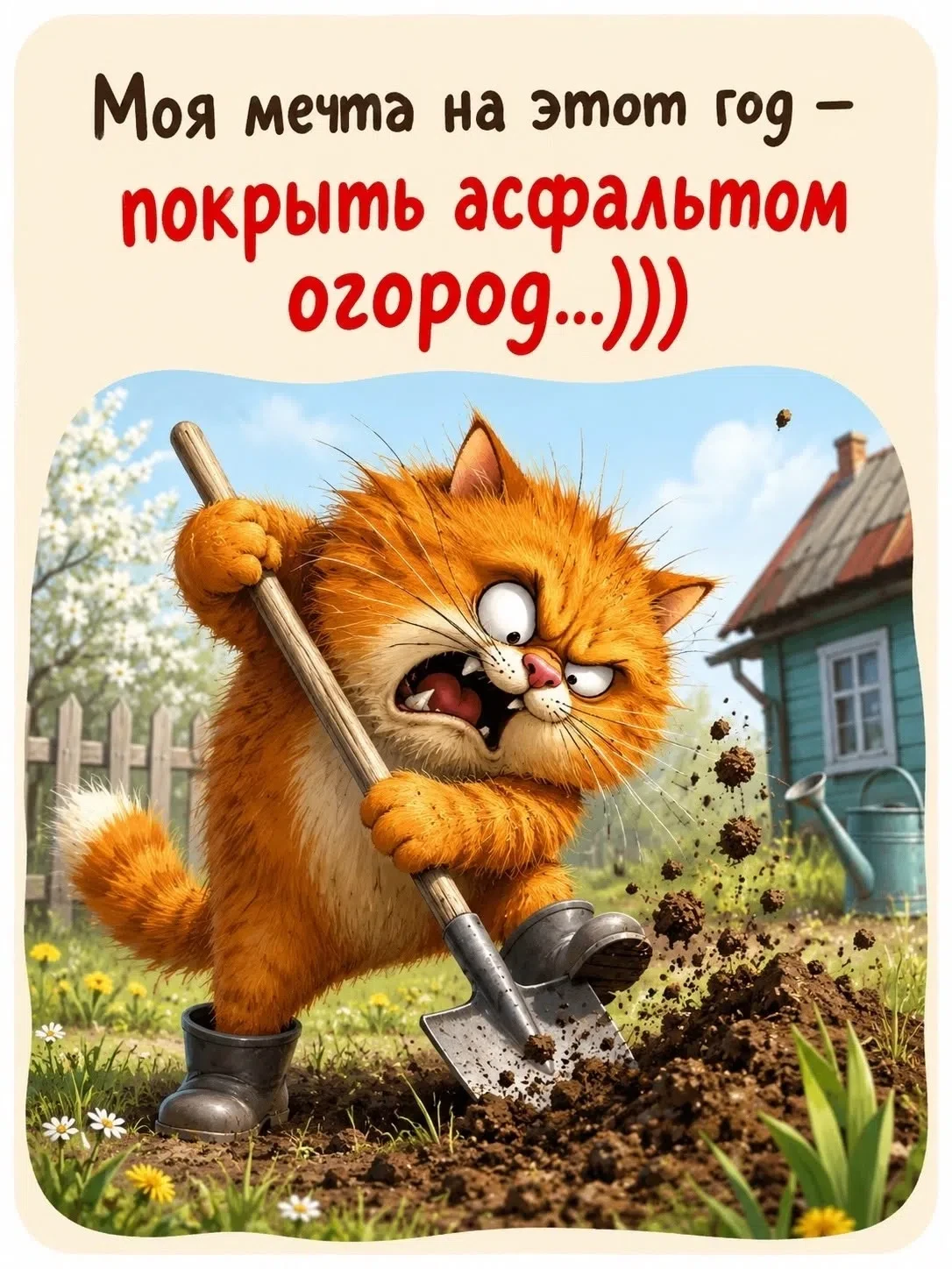 Частушки - Про дачу, огород!
