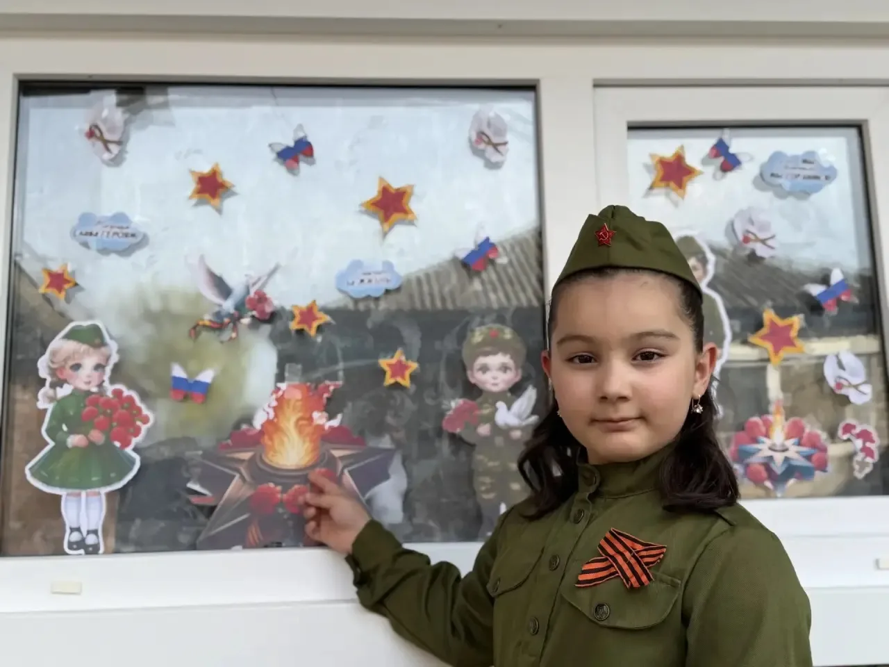 📌 Всероссийская патриотическая акция «Окна Победы». 🎆