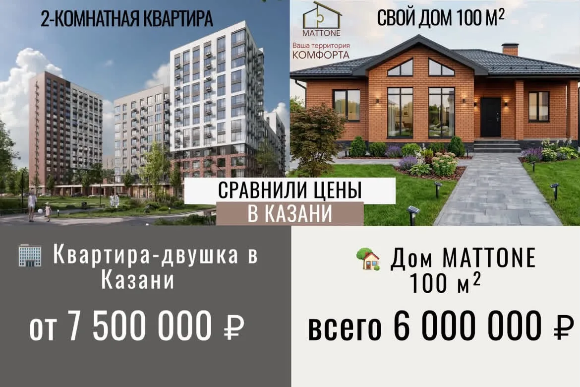 🏡 Квартира или свой дом? Считаем вместе!