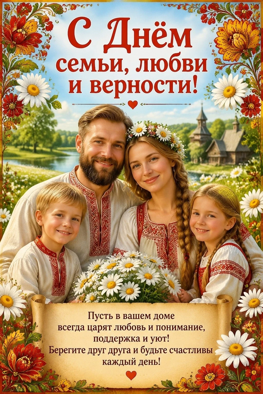 🎉 С Днём семьи, любви и верности! 🎉

Дорогие родители и близкие наших малышей! ❤️

Семья — это пер