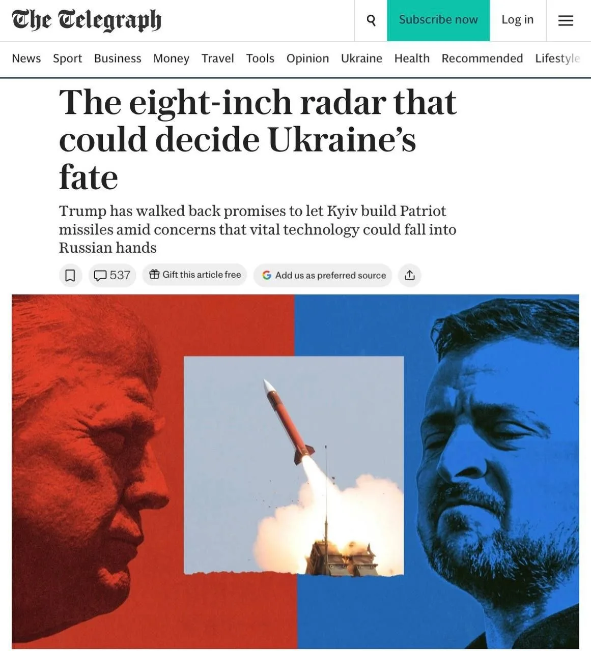 ⚡️ Трамп отказался передавать Украине лицензии на производство Patriot из-за опасений у...