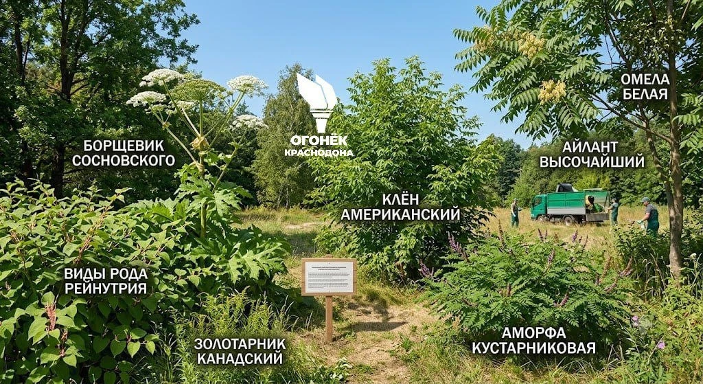 🌟 В ЛНР утвердили список опасных инвазивных растений для уничтожения

❗️ В официальный перечень вош