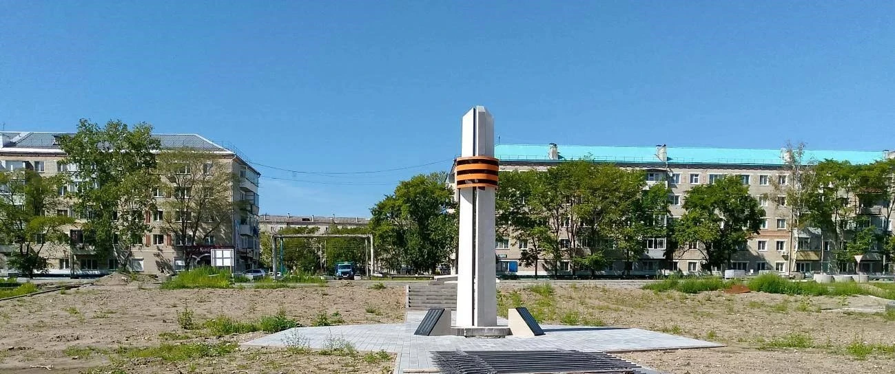 В Прогрессе идет  благоустройство центральной площади по президентскому нацпроекту