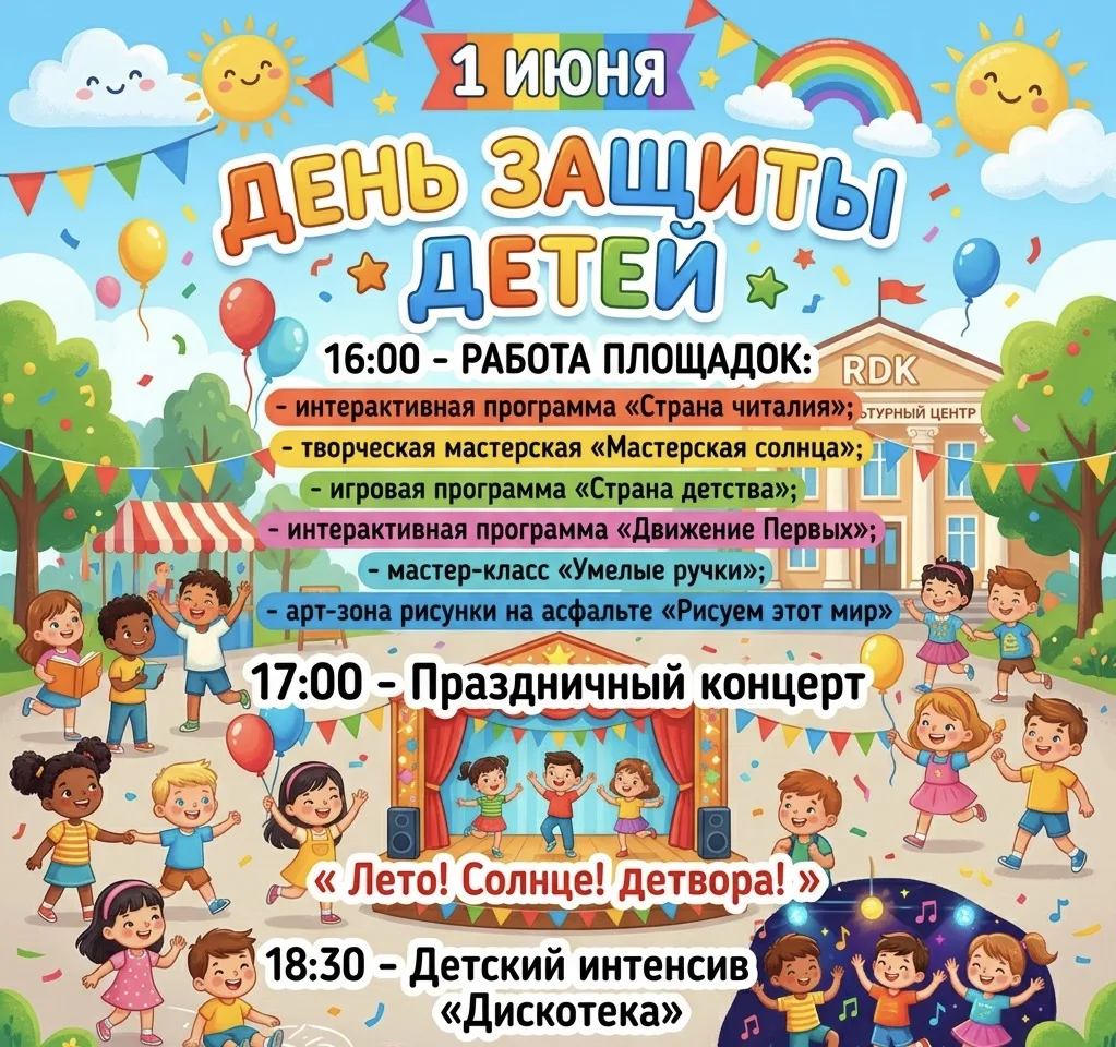 🎈 День защиты детей — праздник радости и волшебства! 🎈