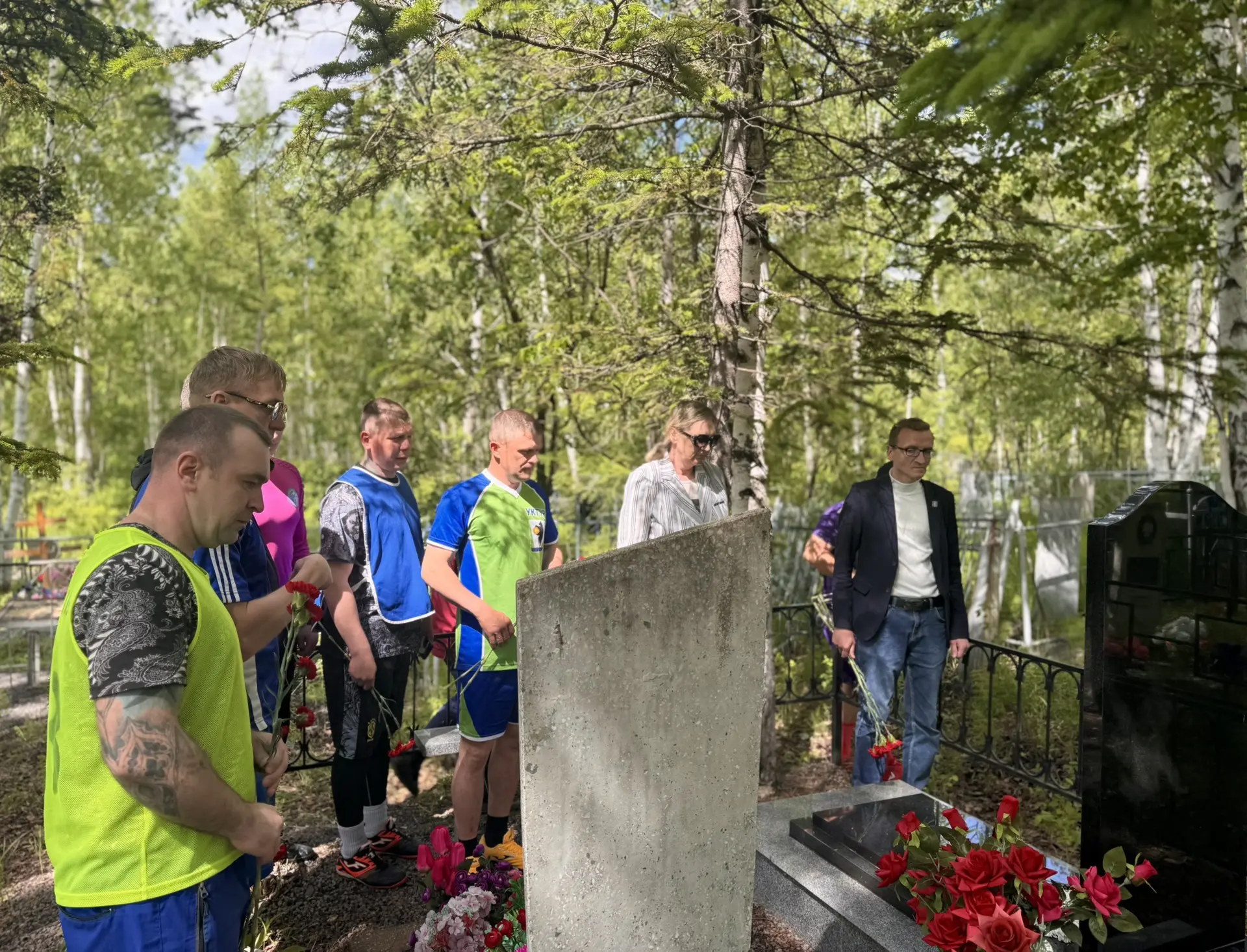🗓️Сегодня в селе Большая Картель, был организован митинг, посвящённый памяти кавалера Ордена Мужест