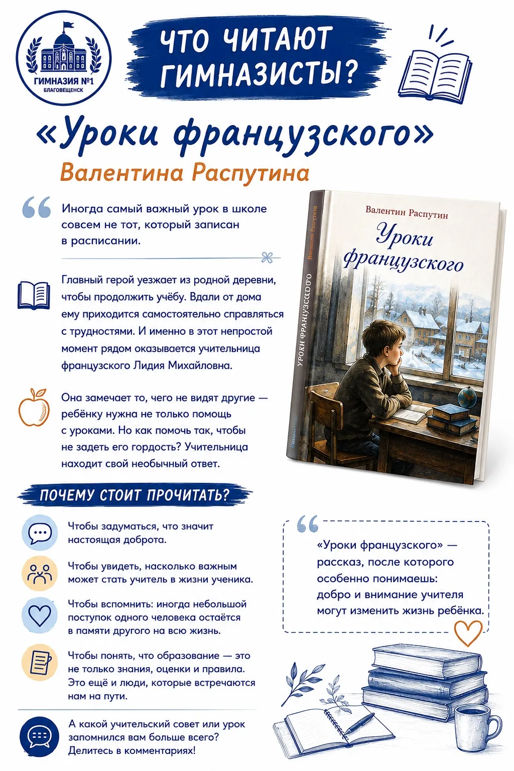 📚 Что читают гимназисты?
