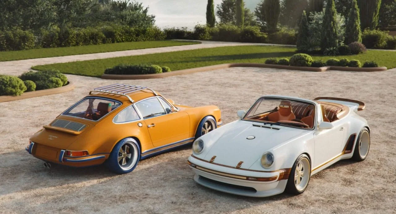 ⚡️ Louis Vuitton × Singer × Porsche 911: Когда высокая мода встречается с инженерным ис...