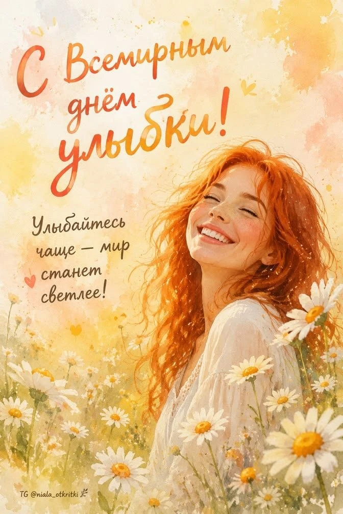 Сегодня — Всемирный день улыбки!