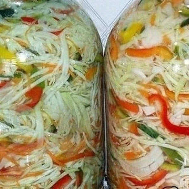 Капустный салат на зиму "Осенний"