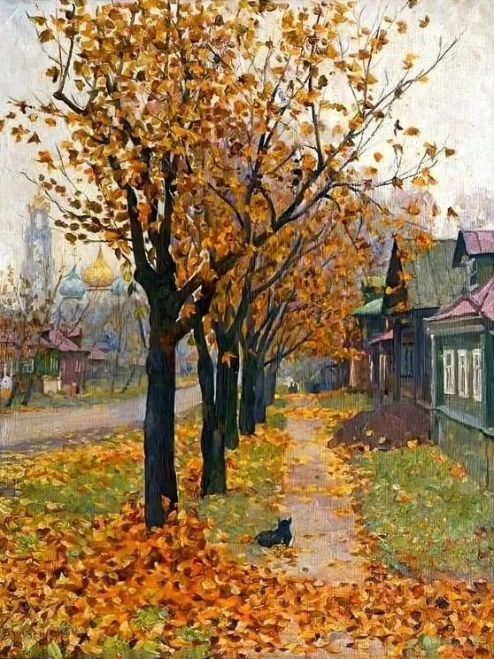 Художник Николай Барченков ."Октябрь"