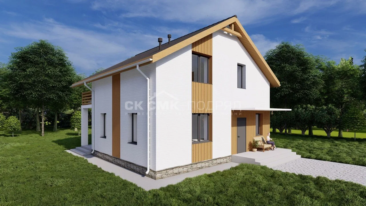 🏡 Проект дома «Берёзка» — дом, в который хочется возвращаться.