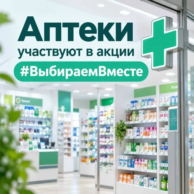 Аптеки присоединились к акции «#ВыбираемВместе2026 — Москва».