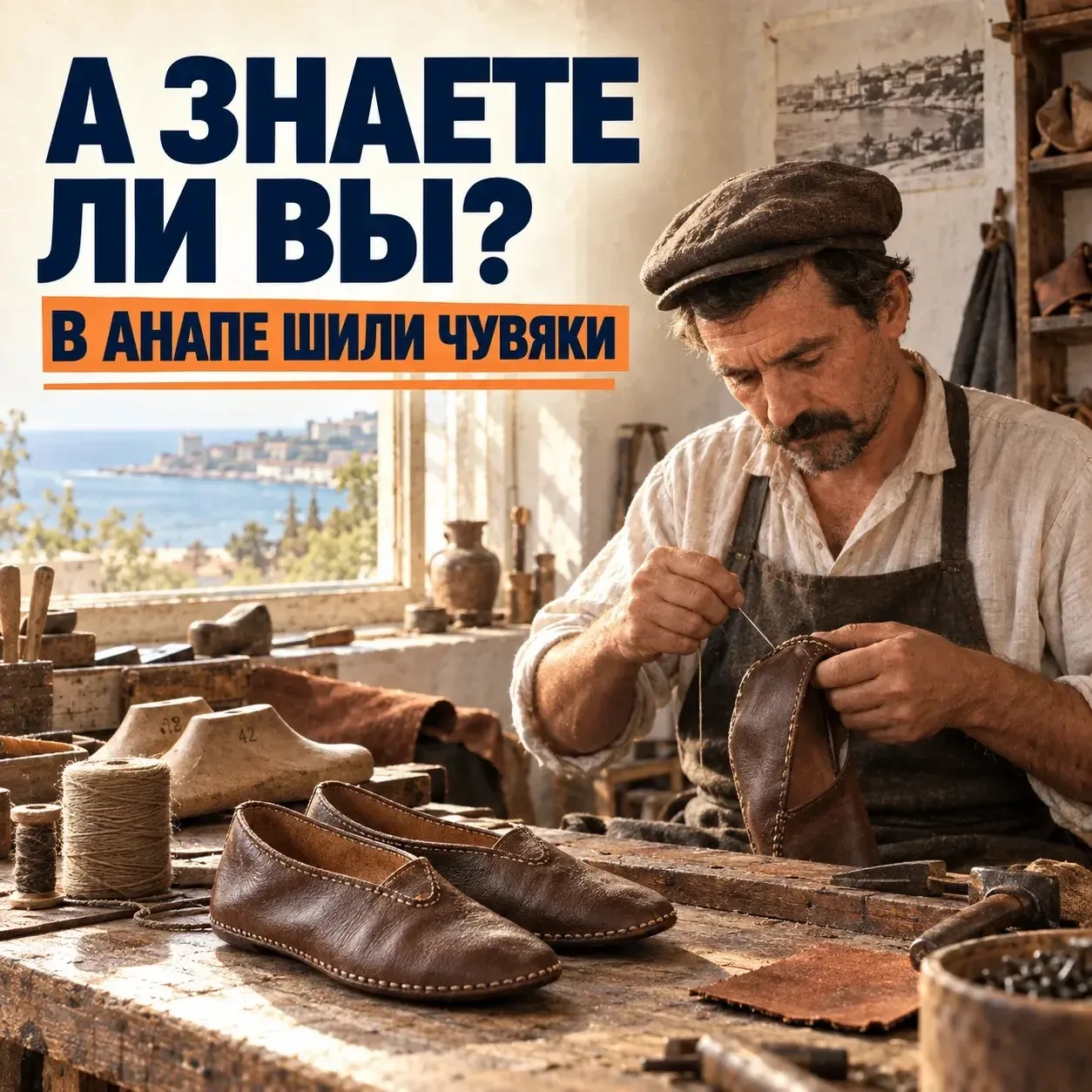 А знаете ли вы, что в Анапе когда-то шили чувяки? 👞