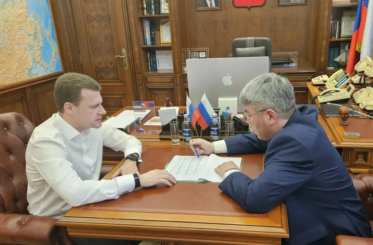 Прошла рабочая встреча с Министром РФ по развитию Дальнего Востока и Арктики Алексеем Олеговичем Чек