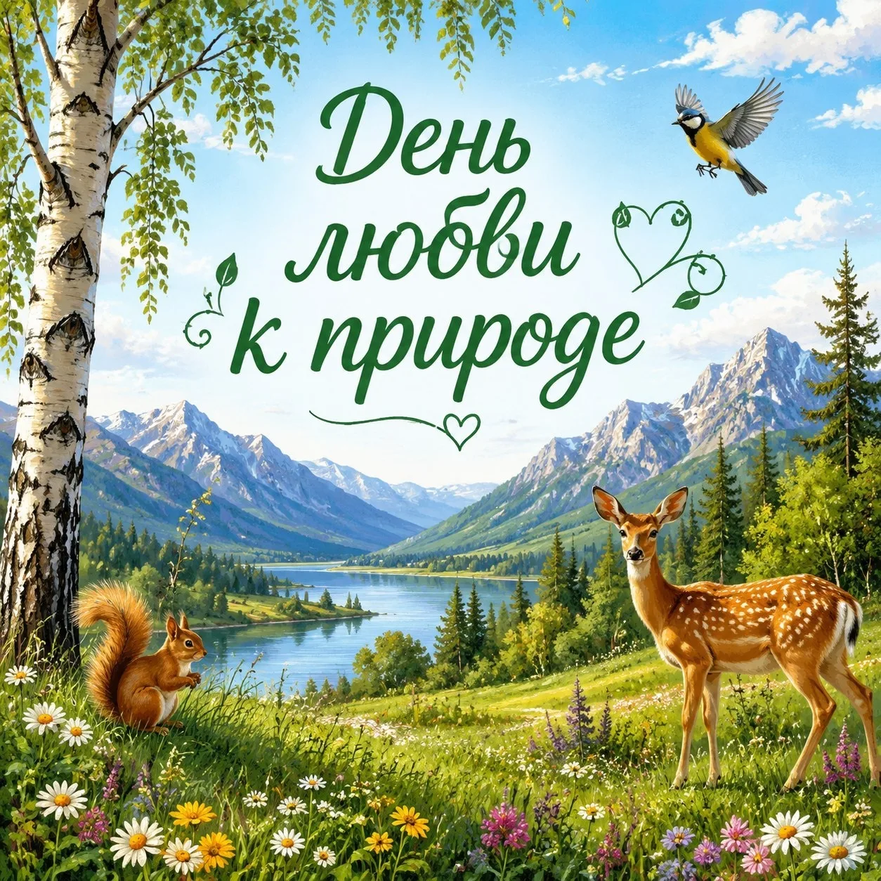 🌿💚 11 мая — День любви к природе  Сегодня прекрасный повод вспомнить, насколько важна забота о нашей