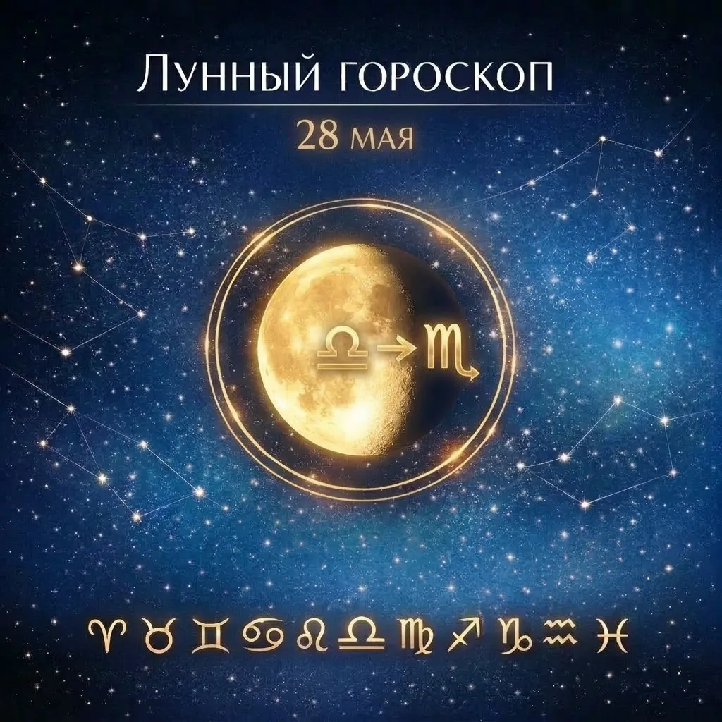 🌙 Лунный гороскоп на 28 мая